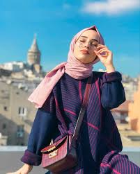 Image May Contain 1 Person Outdoor Hijab Style Casual Fashion Hijabi Fashion