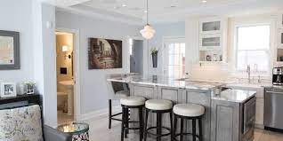 I say the same can happen with a one tier island counter. Kitchen Island Design In Two Levels Home Remodeling Experts