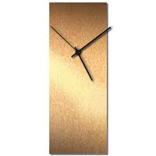 5 out of 5 stars. Metal Art Studio Bronzesmith Clock Black By Adam Schwoeppe Mid Century Modern Clock On Brushed Bronze Polymetal As0785bk