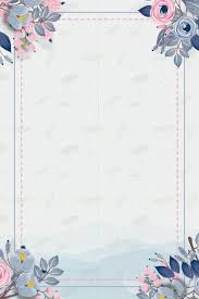  Verano Solsticio De Verano Azul Racimo De Flores Clasico Bunga Biru Kartu Bunga Bingkai Bunga