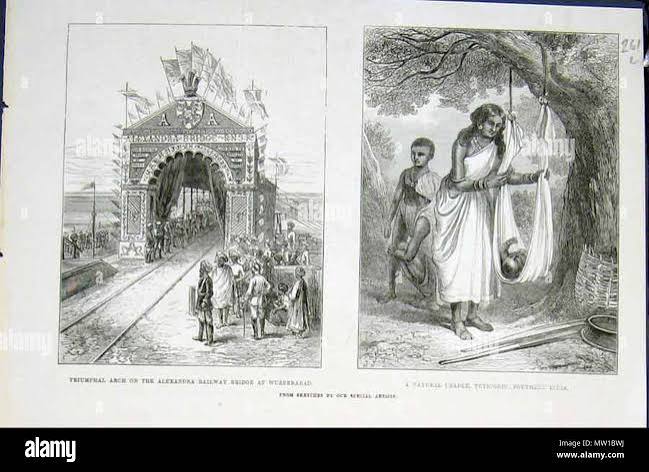 Illustrated london news india railway hi-res stock photography and images - Alamy