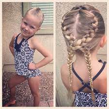 Swim Hairstyle For Little Girls Swimming Hairstyles Up Hairstyles Hair Styles