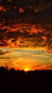 Scroll to view full long press wallpaper to save. Sunset Clouds Orange Sky Wallpaper Background Iphone Cool Backgrounds