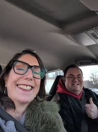 On our way to visit Kowalski's oak Park heights! Donald is especially  excited to visit Lillian, assistant store manager! I can't wait to check  out Alex's cheese counter!