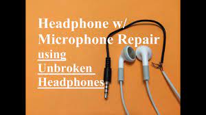 The best headphones with a mic for voice and video calls show how devices you may think of as solely playback devices can have a secret talent for communications. Headphone W Microphone Repair Unbroken Headphone Set Youtube