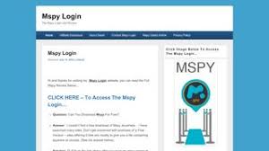 Mspy is one of the best android keyloggers which can be used to find out a user's passwords. Https Logindrive Com Mspy Free
