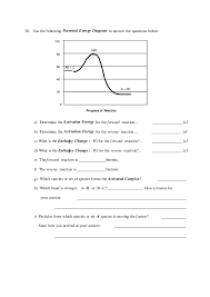 Kinetic and potential energy problems worksheet answers. Potential Energy Diagram Worksheet 2