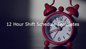 Do you work 3 12 hour shifts in a row? 11 Hour Shift Schedule Template 11 Free Word Excel Pdf Format Download Free Premium Templates
