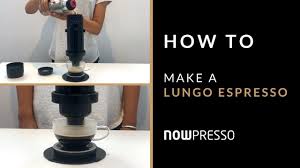 How To Make A Lungo Espresso Anywhere You Can Easily Make A Lungo Espresso With Your Nowpr Portable Espresso Machine Nespresso Coffee Capsules Coffee Capsules