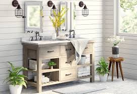 These color choices really cause the classic white tile. 21 Modern Farmhouse Style Bathrooms For A Rustic Shabby Chic Look The Flooring Girl