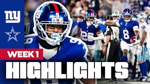 Highlights: New York Giants 28, Dallas Cowboys 20
