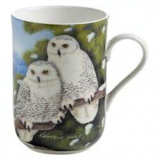 Na poniższym filmiku widać, że sowa jest wyrażnie. Maxwell Williams Kubek 320ml Snowy Owls Sowa Puchacz Sniezny Extraprezenty Pl