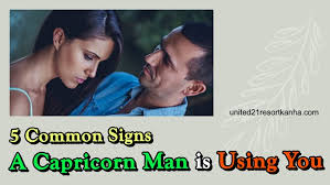 And most importantly what should you do. 5 Common Signs A Capricorn Man Is Using You All Revealed