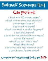 Challenge Kids To A Bookshelf Scavenger Hunt School Library Lessons Library Skills Library Lessons