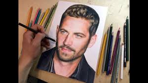 A photo realistic colored pencils drawing of scarlett johansson using faber castell polychromos on stonehenge paper 250 gsm drawing time is 65 hours, the. Colored Pencil Drawing Of Paul Walker Time Lapse Video Youtube