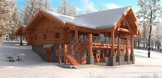 House plans with walkout basement. 3000 4500 Sqft Log Home And Log Cabin Floor Plans Pioneer Log Homes Of Bc
