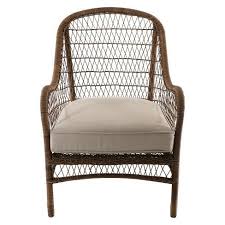 The Open Weave Wicker Patio Accent Chair From Threshold 153 Will Add Some Classic Character To Your Pa Wicker Patio Chairs Wicker Dining Chairs Patio Accents