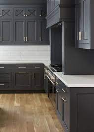 One thing we love about gray cabinets, besides the versality of the shade, is that the neutral hue allows for kitchen hardware to really pop. 92 Amazing Kitchen Backsplash Dark Cabinets Luxury Kitchen Cabinets Grey Kitchen Designs Dark Grey Kitchen Cabinets