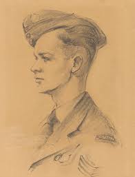 Amid the uncertainty of global conflict, handwritten messages home were  often the only connection between soldiers and their loved ones during the  Second World War. This portrait of 417820 Flight Sergeant Frederick