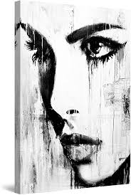 Black And White Framed Prints Amazon Amazon Com Startonight Canvas Wall Art Black And White Abstract Depths Framed Quantic Home Decor For Living Room 32 X 48 Kit In 2020 Art Painting Art Portrait Art