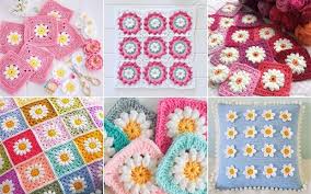 How do you crochet a square? Crochet Daisy Granny Squares Ideas And Free Patterns