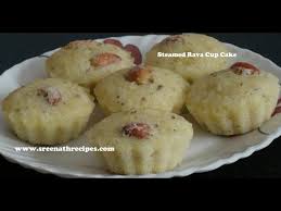 If you're using nuts, prepare them. Steamed Rava Cup Cake Youtube