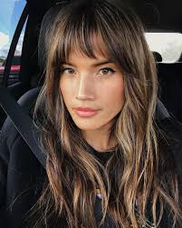 Marc Anthony Hair Care On Instagram B A N G B A N G Hairgoal Regram Rocky Barnes Long Hair With Bangs Hair Inspiration Color Brunette Balayage Hair
