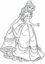 Printable Princess Coloring Pages Disney Princess Coloring Pages Disney Princess Colors Belle Coloring Pages