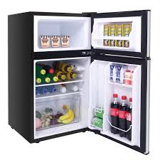 5 out of 5 stars. Double Door Coca Cola Mini Fridge For Home Bedroom Office Or Dorm With Adjustable Remove Glass Shelves Compact Refrigerator 3 2 Cu Ft For Small Place Stainless Steel Mini Refrigerator S11322 Walmart Com