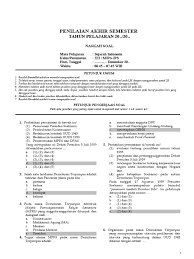 Berikut adalah 50 soal uas bahasa indonesia untuk kelas xii (12) semester 1 terbaru untuk persiapan menghadapi ulangan yang sekarang telah diubah menjadi penilaian akhir semester (pas). Soal Pas Sejarah Indonesia Kelas Xii