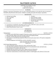 experienced telemarketer resume example