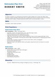 A boilermaker installs and maintains boilers and other large containers for gases and liquids. Boilermaker Resume Samples Qwikresume