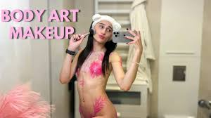[4K HOUSEWIFE] Body Art Suit | Makeup | Body Art Haul | Try Haul With Kate  - YTboob