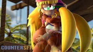 Donkey Kong (series) Dixie Kong <3 3d (artwork) - Lewd.ninja