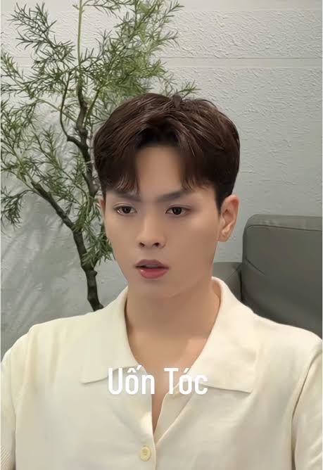 Kiểu Tóc uốn Side Part Cho Nam