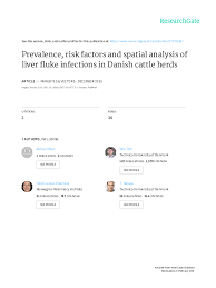 PDF) Prevalence, risk factors and spatial analysis of liver fluke  infections in Danish cattle herds