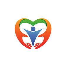 Hand In Love Shape In 2020 Web Development Logo Love Shape Logo Design Typography