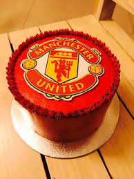 The cake shown in the picture has been made to a customer's specification. Birthday Cakes Manchester United Cake By Get Baked Yesbirthday Home Of Birthday Wishes Inspiration
