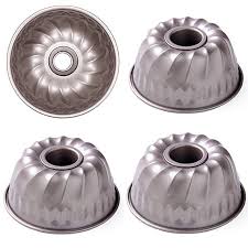 Lufeiya Mini Bundt Pan 4 Inch Kugelhopf Mold Nonstick Baking Cake Pans 4pcs Set Review No Bake Cake Cake Pans Bundt Pan