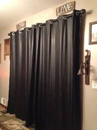 Invest In Some Real Black Leather Curtains What S More Mix Different Types Of Leather Together Such Black Shower Curtains Curtains Custom Shower Curtains
