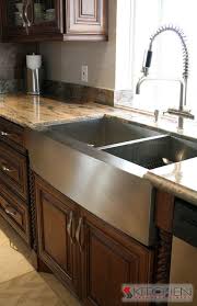 huge farmhouse stainless steel sink