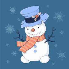 Christmas Card Cute Cartoon Snowman In Top Hat And Scarf Download Free Vectors Clipart Graphics Vector Art Check out our cartoon scarf selection for the very best in unique or custom, handmade pieces from our scarves & wraps shops. vecteezy