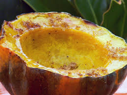 Baked Acorn Squash With Brown Sugar And Butter Paula Deen Food Network Food Network Recipes Acorn Squash Recipes Acorn Squash