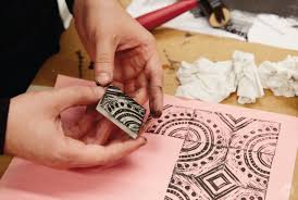 Shop kind of style's society6 store featuring unique designs on various products across art prints, tech accessories, apparels, and home decor goods. Block Printing Basics How To Create Patterns Think Make Share