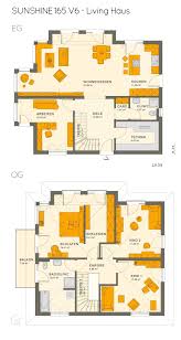Grundriss Stadtvilla Mit Walmdach Architektur 5 Zimmer 165 Qm 3 Kinderzimmer Arbeitszimmer Erker Zweifamilienhaus Grundriss Einfamilienhaus Living Haus
