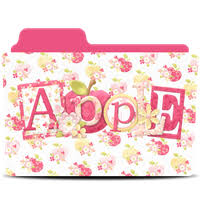 Cute Folder Icon Girly Apple Kawaii Folder Icon Folder Icon Vintage Floral Icon