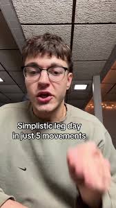 Simplistic Leg Day Workout in Just 5 Movements