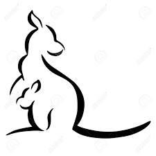 Kangaroo Silhouette On A White Background Royalty Free Cliparts Vectors And Stock Illustration Image 18290558 Kangaroo clipart kangaroo black and white clipart baby animal clipart cute animal clipart stuffed animal clipart woodland animal clipart. kangaroo silhouette on a white background