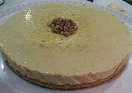 طريقة عمل تشيز كيك الفستق الحلبي بالصور من zeinab barakat recipe food desserts pudding