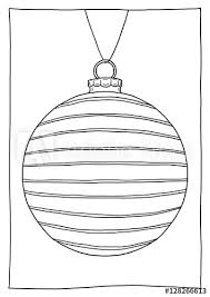 Ausmalbild Christbaumkugel Gestreift Kaufen Sie Diese Illustration Und Finden Sie Ahnliche Illustrationen Auf Adobe Stock Adobe Stock